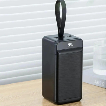 Повербанк XO 60000 mAh зі швидкою зарядкою power bank портативна батарея з ліхтариком