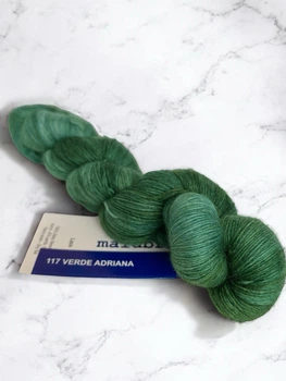 Пряжа для вязання Lace Malabrigo 117 verde adriana 50г/430м