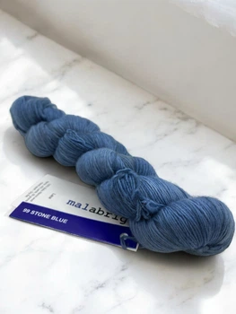 Пряжа для вязанyя Lace Malabrigo 99 stone blue 50г/430м