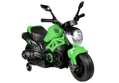 Motocykl elektryczny dla dzieci Lean Toys GTM1188 Zielony (5907625584548)