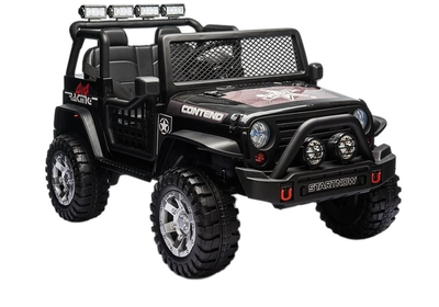 Електромобіль для дітей Lean Toys XMX618 лакований Чорний (5903802450804)