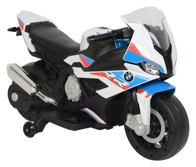 Motocykl elektryczny dla dzieci Lean Toys BMW S1000RR 2156 Biały (5904204753449)
