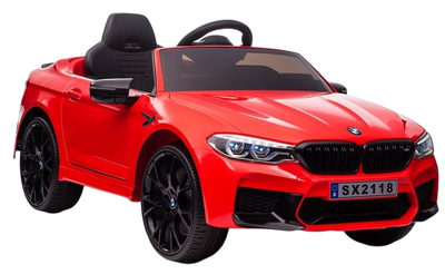 Samochód elektryczny dla dzieci Lean Toys BMW M5 SX2118 Czerwony (5904204755665)