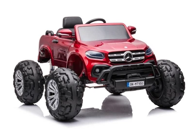 Samochód elektryczny dla dzieci Lean Toys Mercedes DK-MT950 4x4 lakierowany Czerwony (5904204756921)