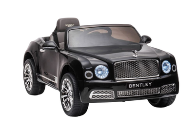 Samochód elektryczny dla dzieci Lean Toys Bentley Mulsanne lakierowany Czarny (5904665993835)