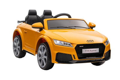 Samochód elektryczny dla dzieci Lean Toys Audi TT RS Roadster Żółty (5904665995679)