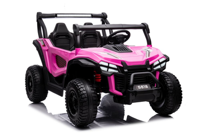 Samochód elektryczny dla dzieci Lean Toys S618 4x4 Różowy (5905323217850)