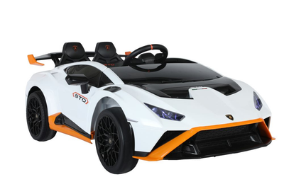 Samochód elektryczny dla dzieci Lean Toys Lamborghini STO Drift Biały (5905515359016)