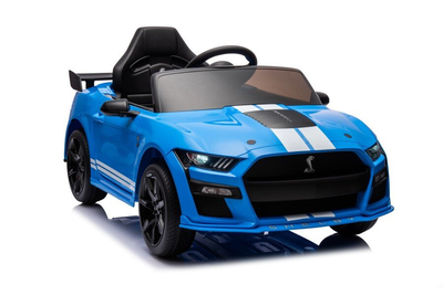 Samochód elektryczny dla dzieci Lean Toys Ford Mustang GT500 Shelby Niebieski (5905991009030)