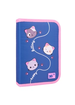 Пенал жесткий YES одинарный с двумя клапанами HP-04 Meow-Meow (533623) 5056574448699