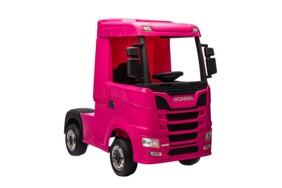 Samochód elektryczny dla dzieci Lean Toys Scania 500R HL698 4x4 Różowy (5905991029243)