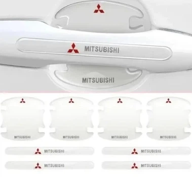 Защитная плёнка под дверные ручки Mitsubishi 8шт (на скотче)