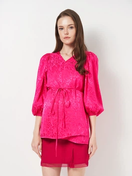 Блузка для беременных женская Reserved 3174U-43X L Фуксия (5905202139921)