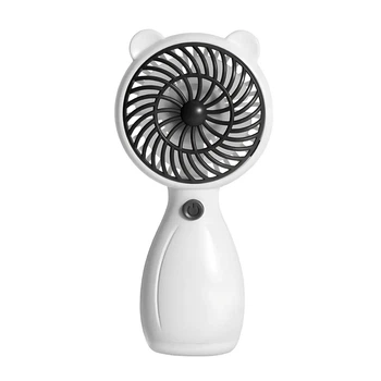 Портативний ручний вентилятор Handy Mini Fan JX-998 на акумуляторі з ручкою міні ветродуйка 2,5Вт Білий