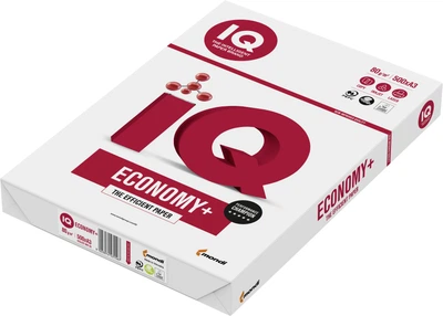 Бумага офисная IQ Economy+ A3 80 г/м2 500 листов Белая (IQ A3/80 СЛ+)