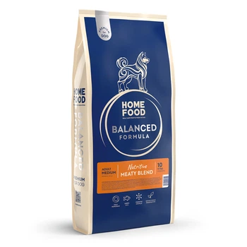 Сухой корм HOME FOOD для взрослых собак средних пород "Мясное ассорти" Nutritive Balanced Formula, 10 кг