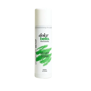 Спрей-велюр шоколадный Dolce Bello, зеленый, 100 мл