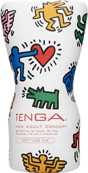 Мастурбатор Tenga Keith Haring Soft Case Cup Здавлюваний М'яка подушечка (ROZ6501103884)