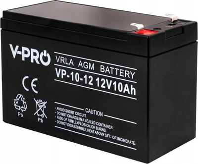Акумуляторна батарея Volt Polska AGM OPTI 12V 10 Ah (6AKUV010AG)