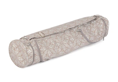Сумка для йоги Asana Bag Cotton Maharaja Collection Bodhi 70 см тауп/срібний