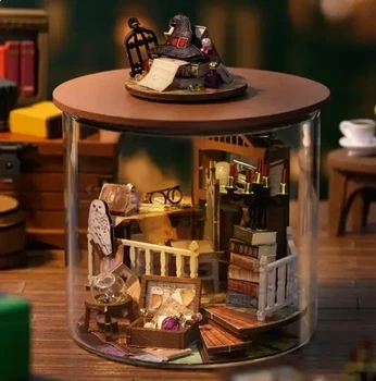 Конструктор Букнук в колбі, магічний будинок Гаррі Поттера Румбокс DIY house magic house колекційна