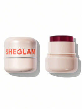 Увлажняющий желейный тинт румяна для губ и лица SHEGLAM Jelly-Licious оттенка Coucou 6мл