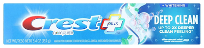 Зубна паста Crest Complete Whitening Plus Deep Clean Очищення та відбілювання 153 г