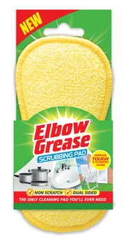 Універсальна двохстороння губка- скрубер Elbow Grease Scrubbing pad для миття та прибираня різних поверхонь 1 шт
