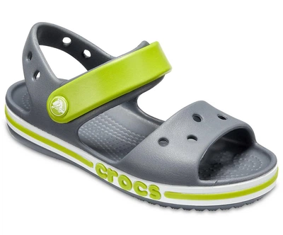 Дитячі сандалії для хлопчика Crocs Bayaband Sandal Charcoal 28-29 С11 Сірий (205400)