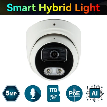 IP-відеокамера 5 Мп SEVEN IP-7215PA-DL white 2,8 мм з розумним подвійним підсвічуванням