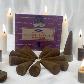 French Lavender Dhoop Cone (Французька Лаванда)конусні пахощі 1 упаковка 02804