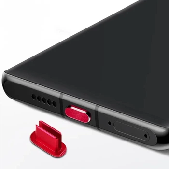 Заглушка USB-C для смартфонів та гаджетів Червона