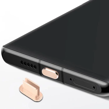Заглушка USB-C для смартфонов и гаджетов Золотистая