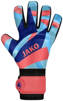Дитячі Рукавички воротарські Jako River Basic Junior RC Помаранчевий, Синій 7 (19 см) (2580-192 7)