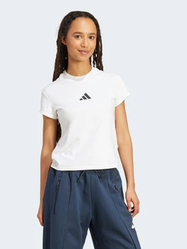 Спортивна футболка для бігу жіноча Adidas Z.N.E. Baby JL7334 S Біла (4068808931014)
