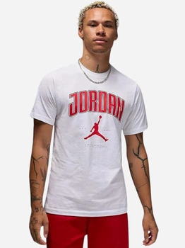Футболка бавовняна довга чоловіча Nike M J City 88 SS Crew HQ0009-100 XL Біла (197602991888)