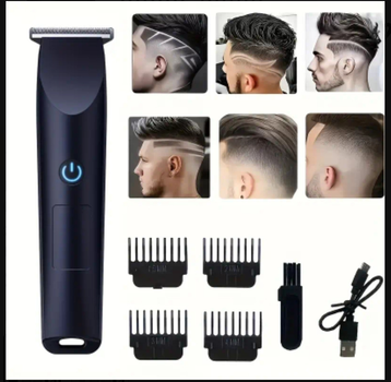 Триммер машинка для бритья и стрижки бороды и волос Electric Hair Clippers аккумуляторная