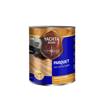 Лак паркетный алкидно-уретановый 0.8 л Глянец PARQUET YACHTA WOOD