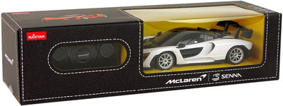Auto zdalnie sterowane Rastar McLaren Senna 1:18 Białe (20604) (5905991028901)