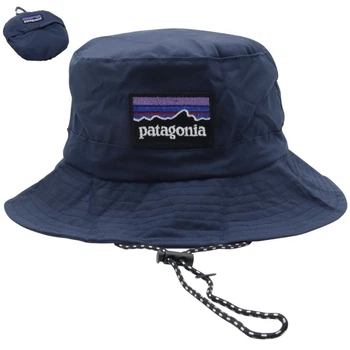 Панама-Трансформер Patagonia, One size(универсальный размер), Унисекс, синяя (Складывается в мешочек).
