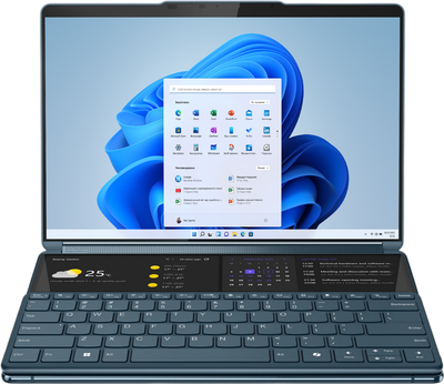 Laptop Lenovo Yoga Book 9 13IMU9 (83FF0020PB_PL) Tidal Teal + firmowy plecak i mysz