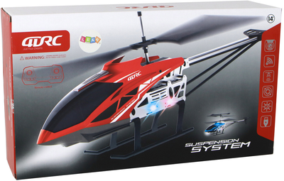 Helikopter zdalnie sterowany Lean Toys LED Czerwony (16343) (5905679078761)