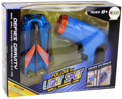Auto zdalnie sterowane Lean Toys Wall Ranning Car Niebieskie (17025) (5905884458068)