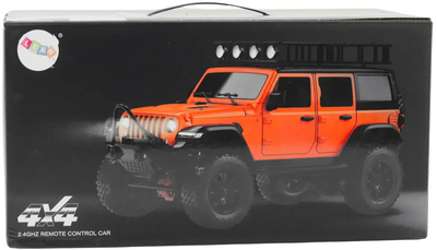 Auto zdalnie sterowane Lean Toys Samochód terenowy 4x4 Czarne (18561) (5905991017721)