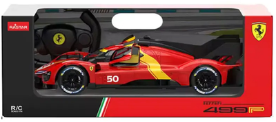 Auto zdalnie sterowane Rastar Ferrari 499P 1:24 Czerwone (20581) (5905991028673)