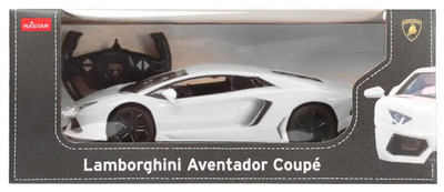 Auto zdalnie sterowane Rastar Lamborghini Aventador LP700 1:14 Białe (20588) (5905991028741)