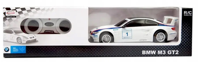 Auto zdalnie sterowane Rastar BMW M3 GT2 1:24 Białe (20613) (5905991028994)