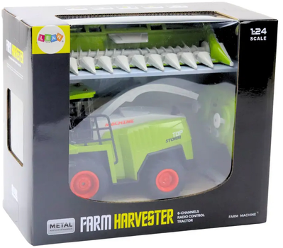 Kombajn zdalnie sterowany Lean Toys do kukurydzy 2.4G (21199) (5905991036944)