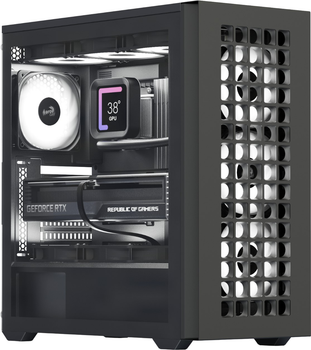 Корпус Aerocool D502A-G-BK-v1 (ACCM-DS02043.11) Black