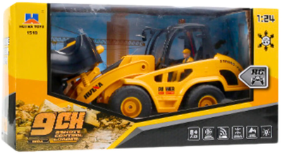 Spychacz zdalnie sterowany Huina Toys 1:24 Żółty (22745) (5905991050940)